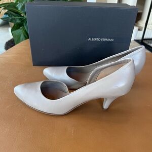 Alberto Fermani Women's Light Gray Heels